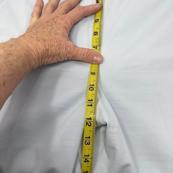 Theory Nadeem’s Cropped Wide Leg Chino Pants - Picture 6 of 9